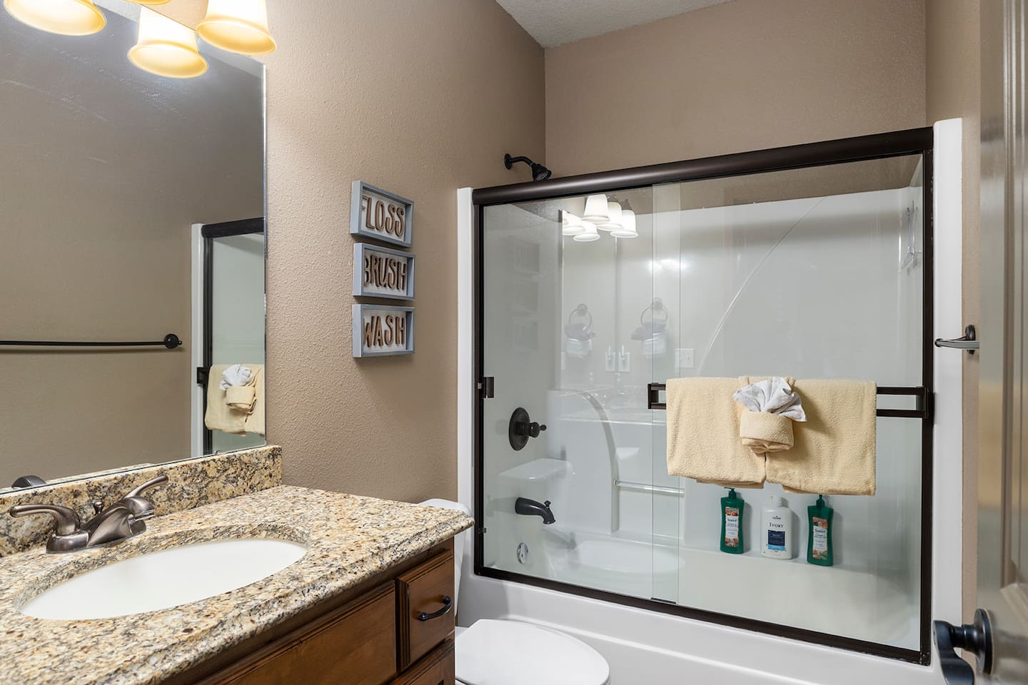 Lower level bathroom