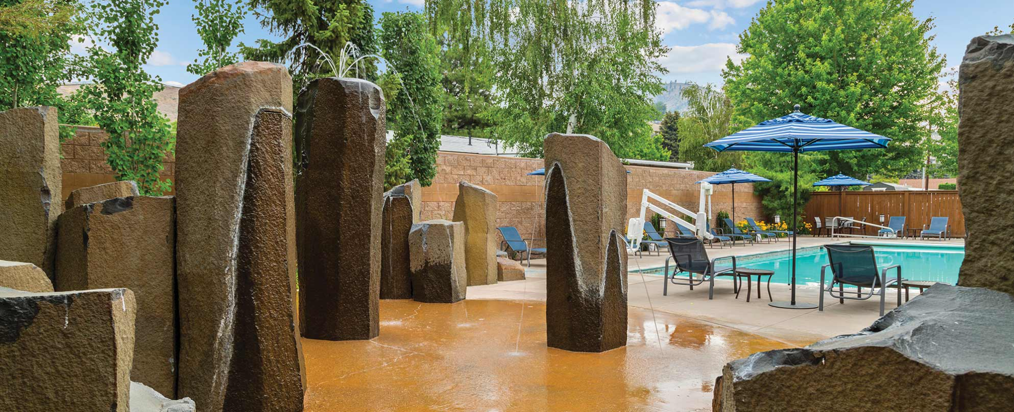 Outdoor swimming pool