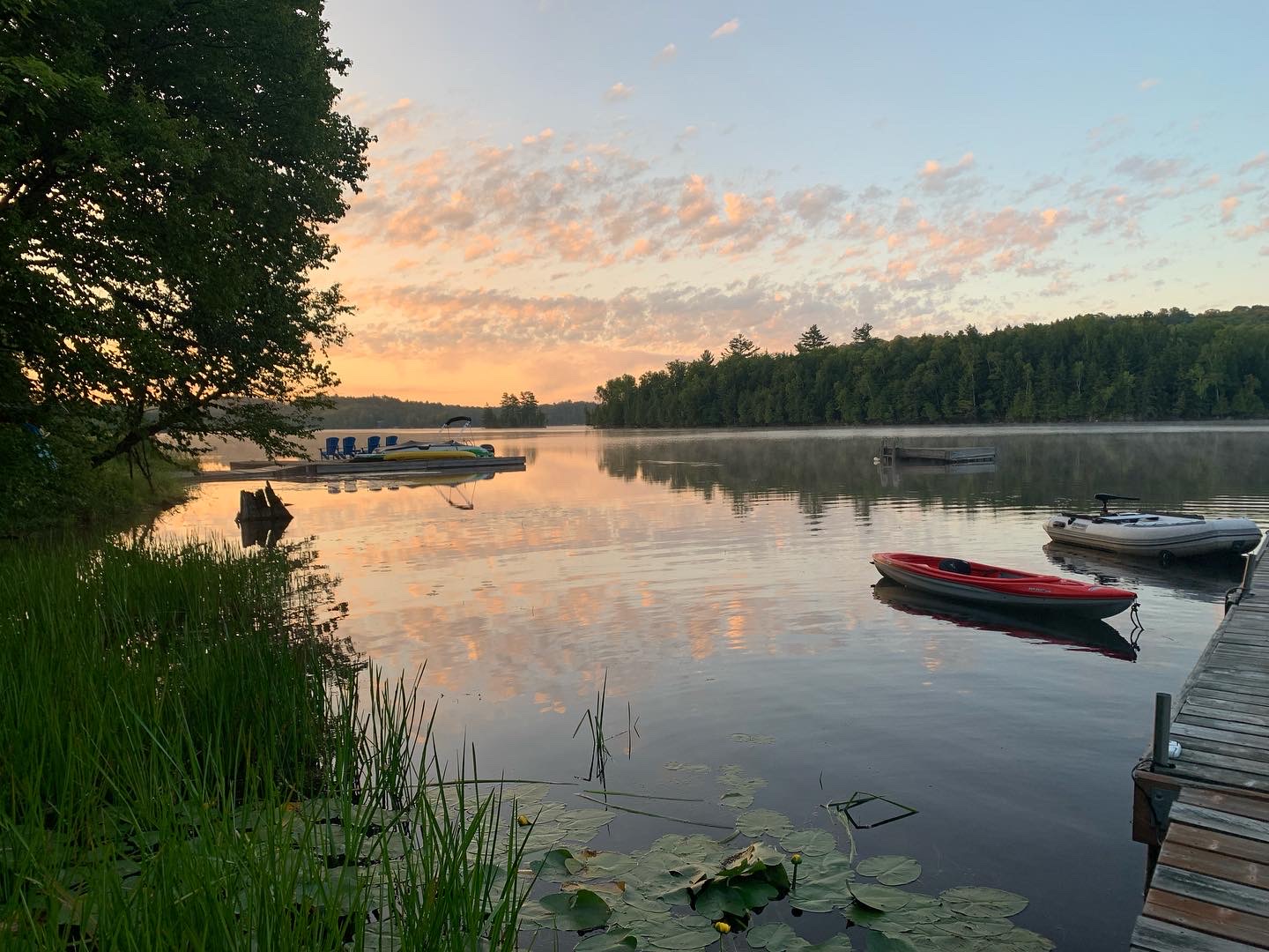 Sunrise over Grand Lake