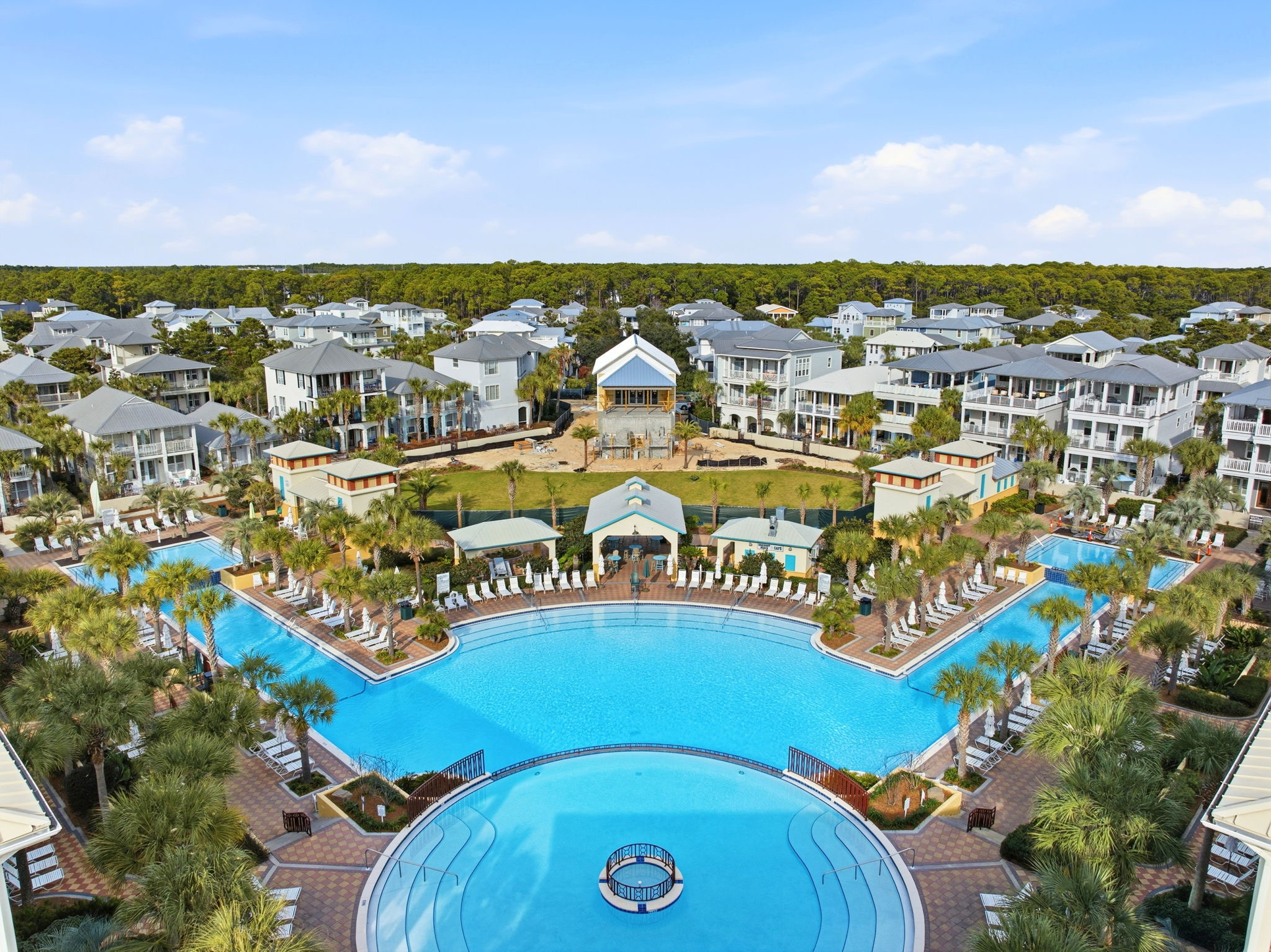 Dive into luxury at our massive resort-style pool, featuring crystal clear water and plenty of space to lounge.