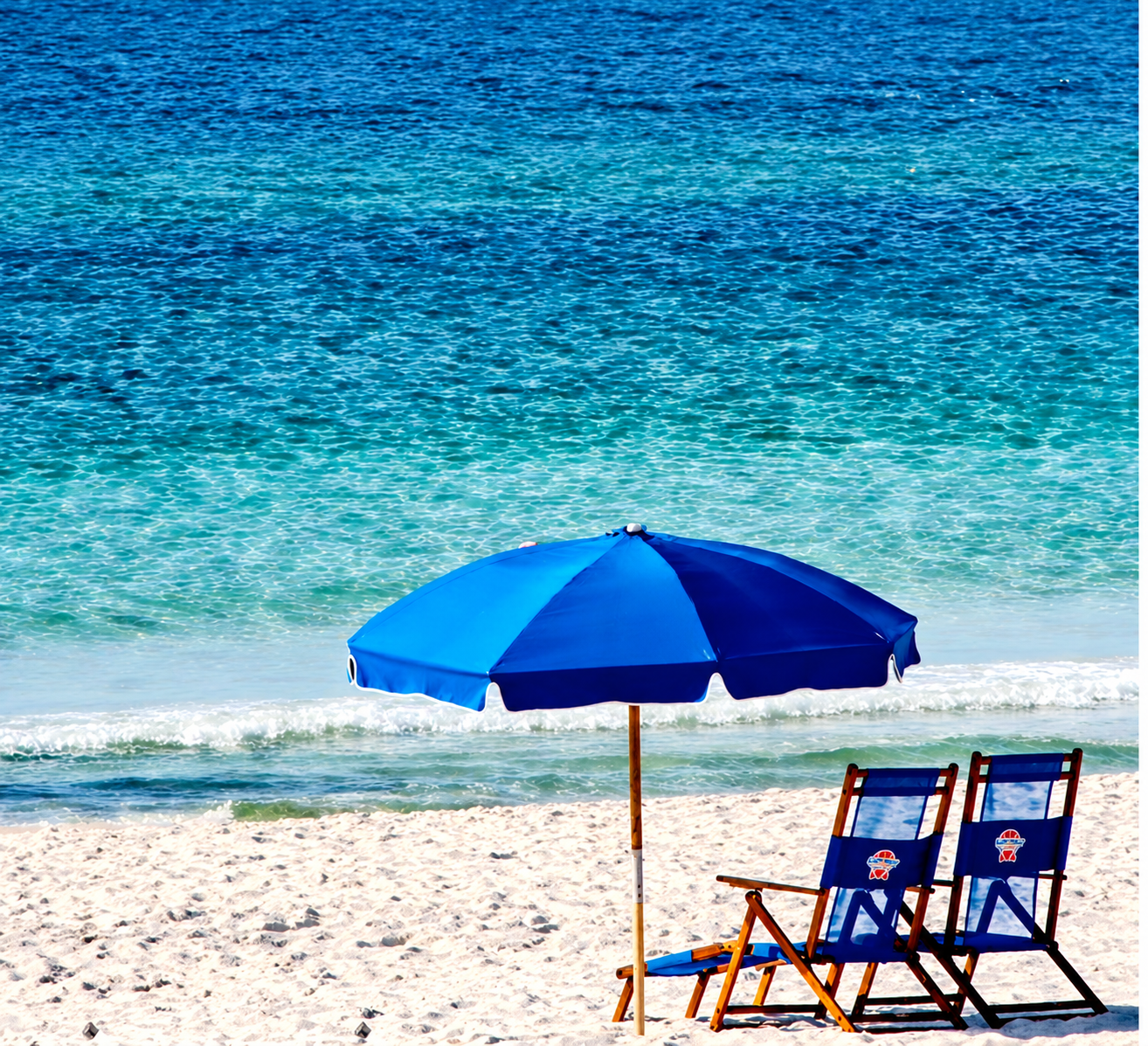 Two FREE Beach Chairs and Umbrella - Set up Daily