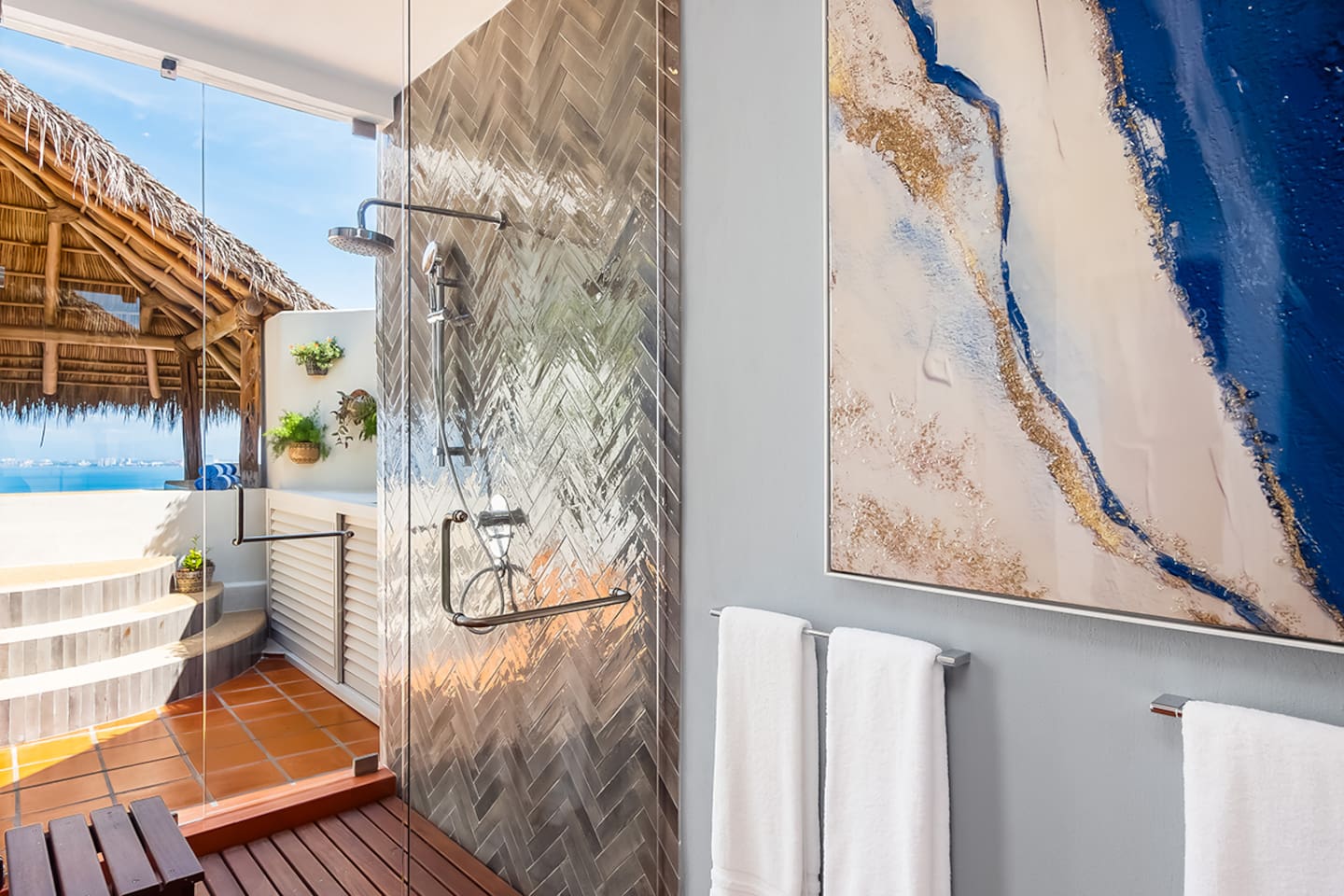 Suite 1 (Master) Bathroom Shower