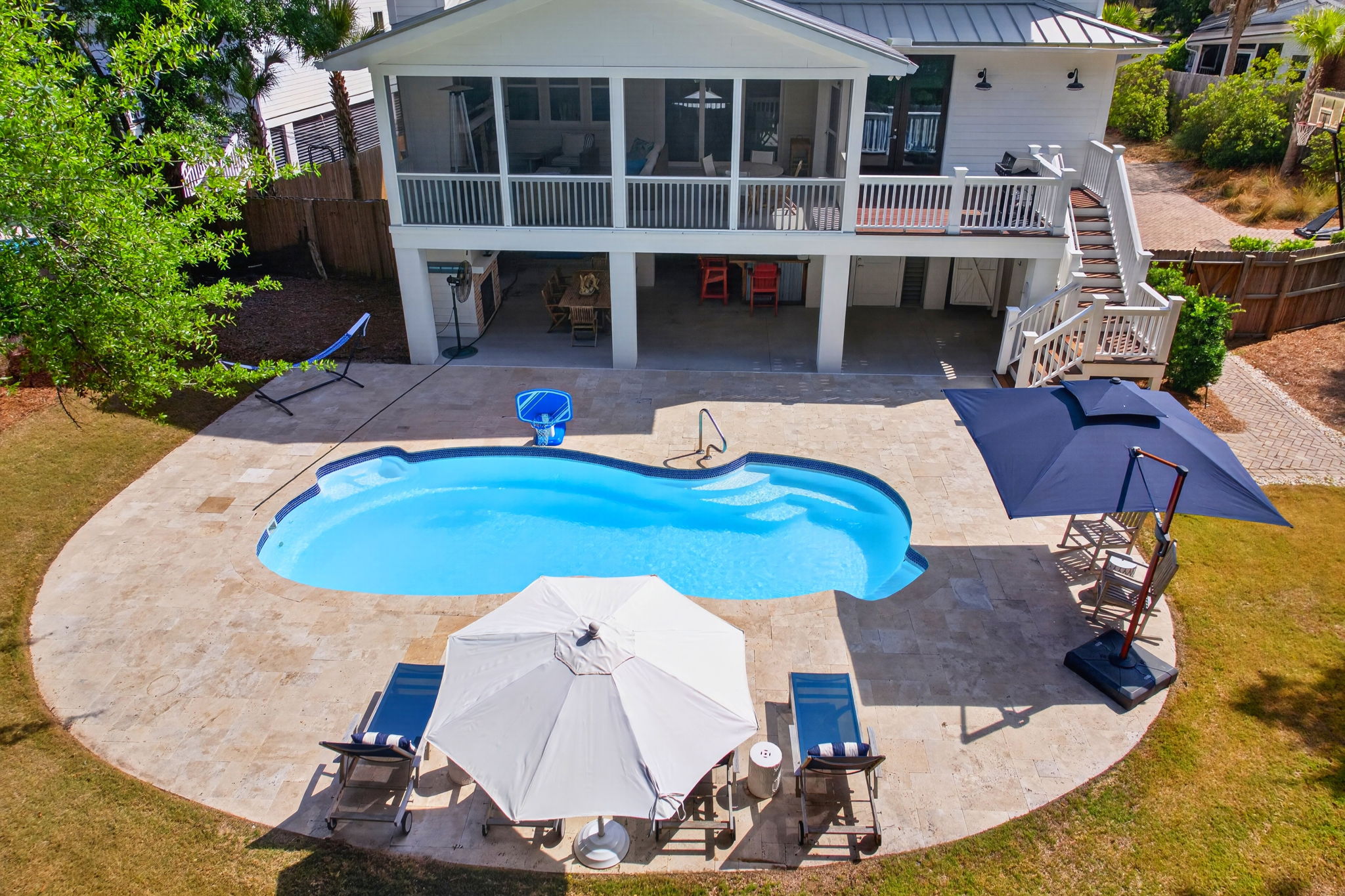 Backyard | Driftwood Dreams | 105 Forest Trail | Isle of Palms, SC | IOP Escapes