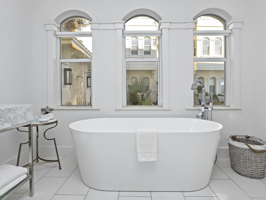 Master tub for a long relaxing bath