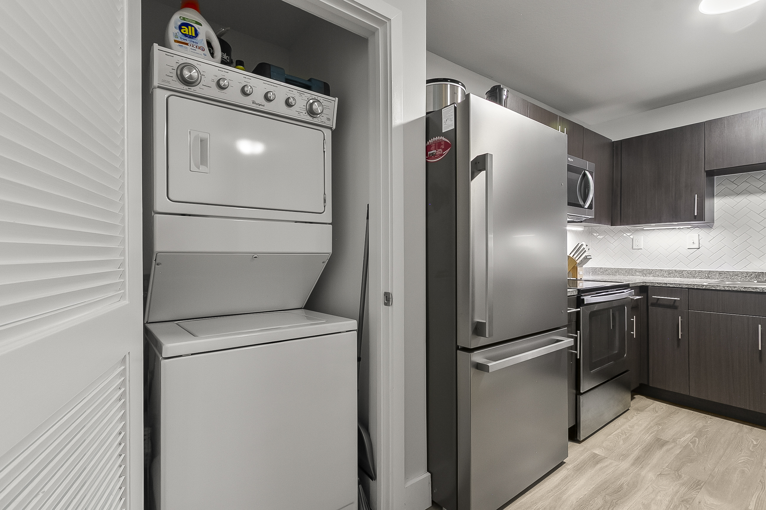 Washer and Dryer in Unit