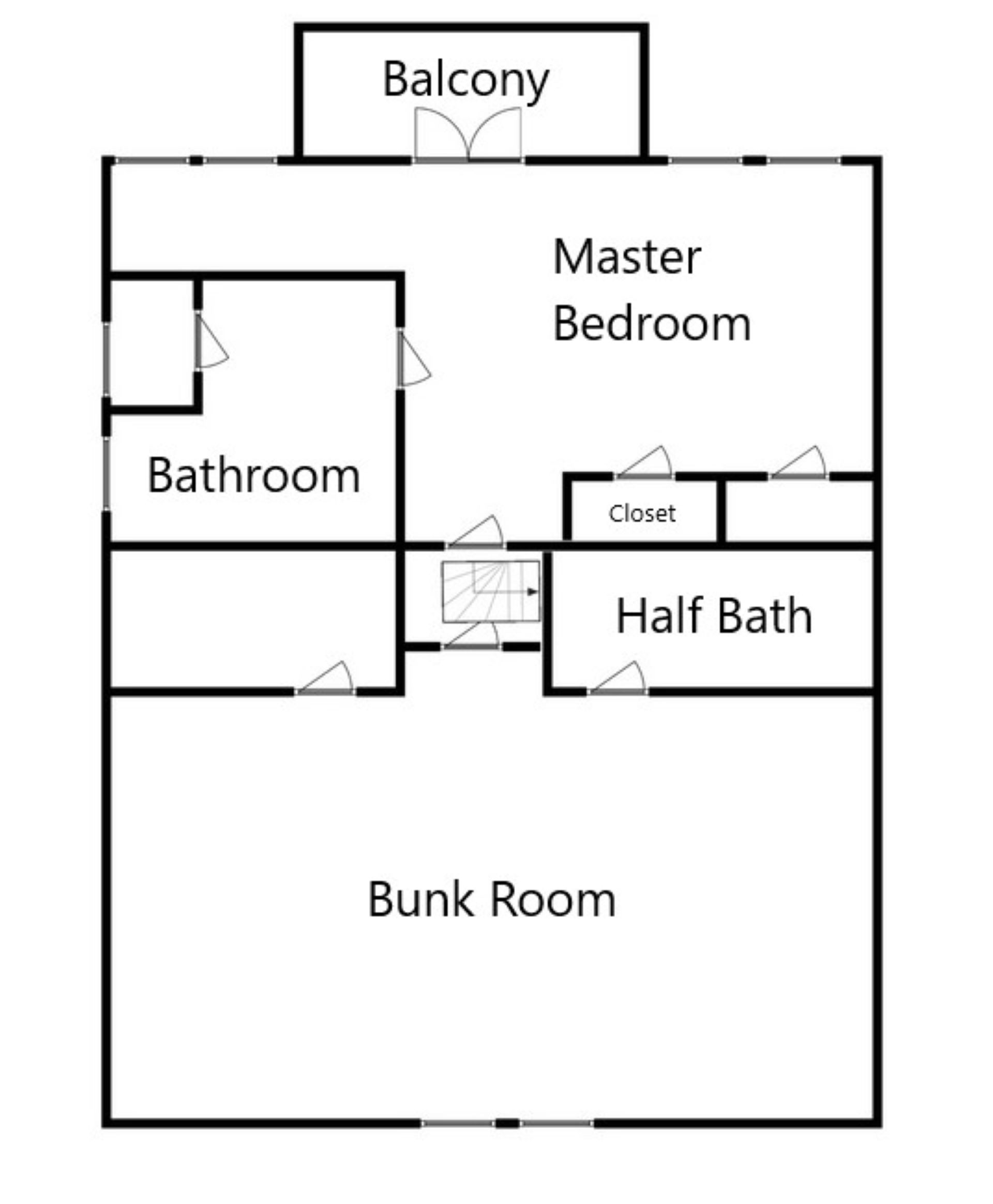 Upstairs Floor Plan