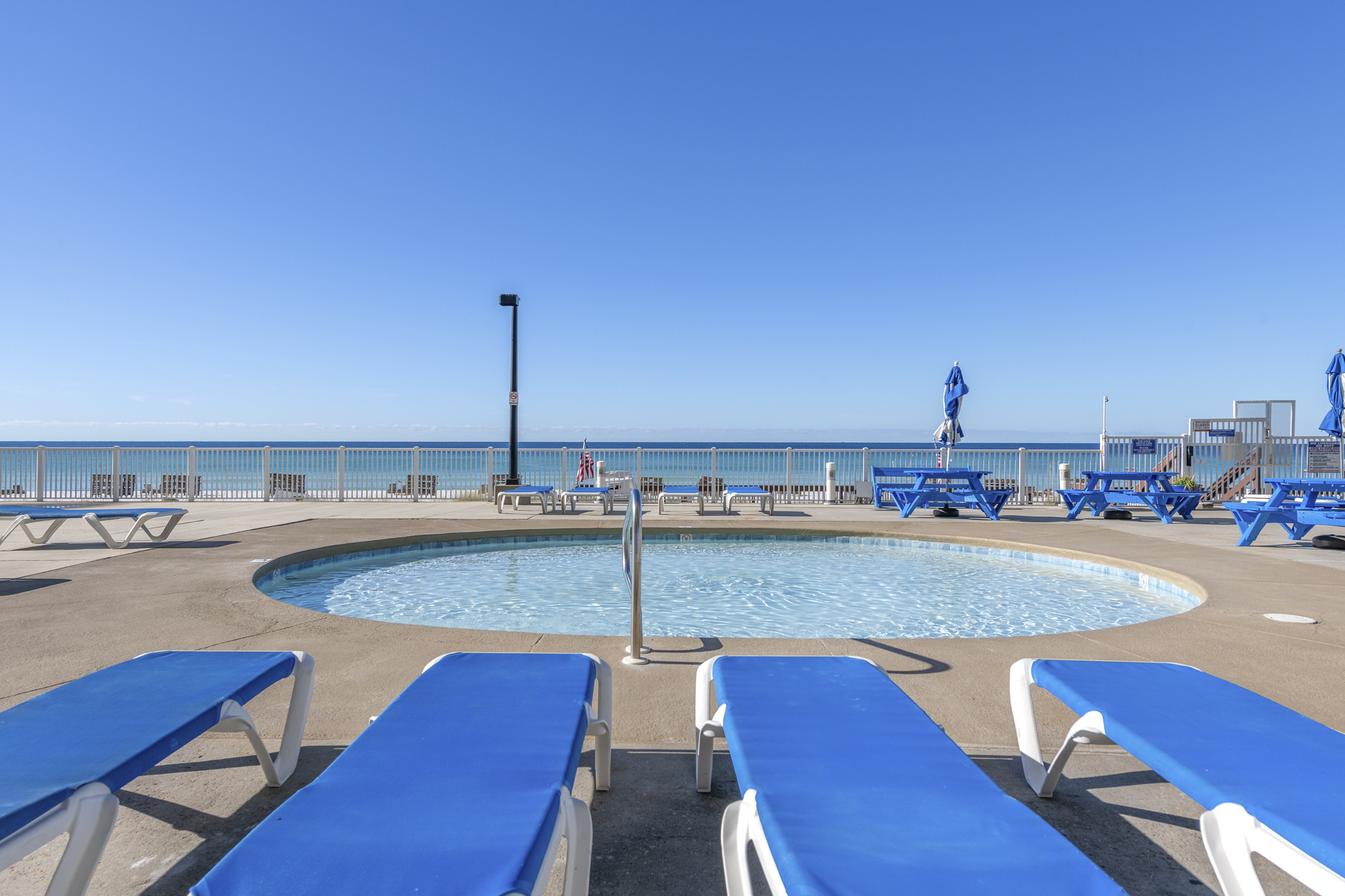 Gulf views and poolside vibes await just outside your door, blending sun-soaked relaxation with unbeatable scenery.