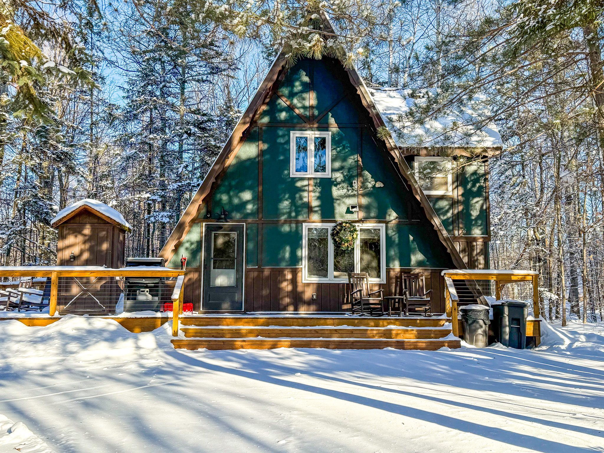 Winter View of Home