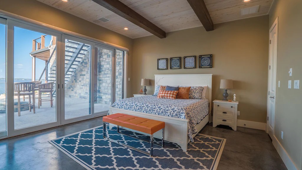 Breathtaking views off the Downstairs Master Suite.