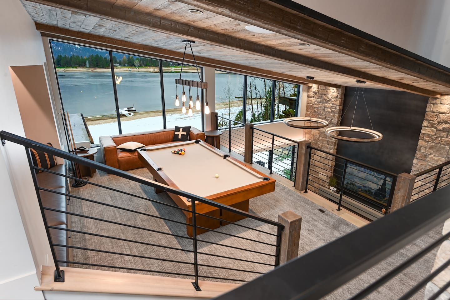 Enjoy a sleek billiards area perfect for fun gatherings and relaxed entertainment