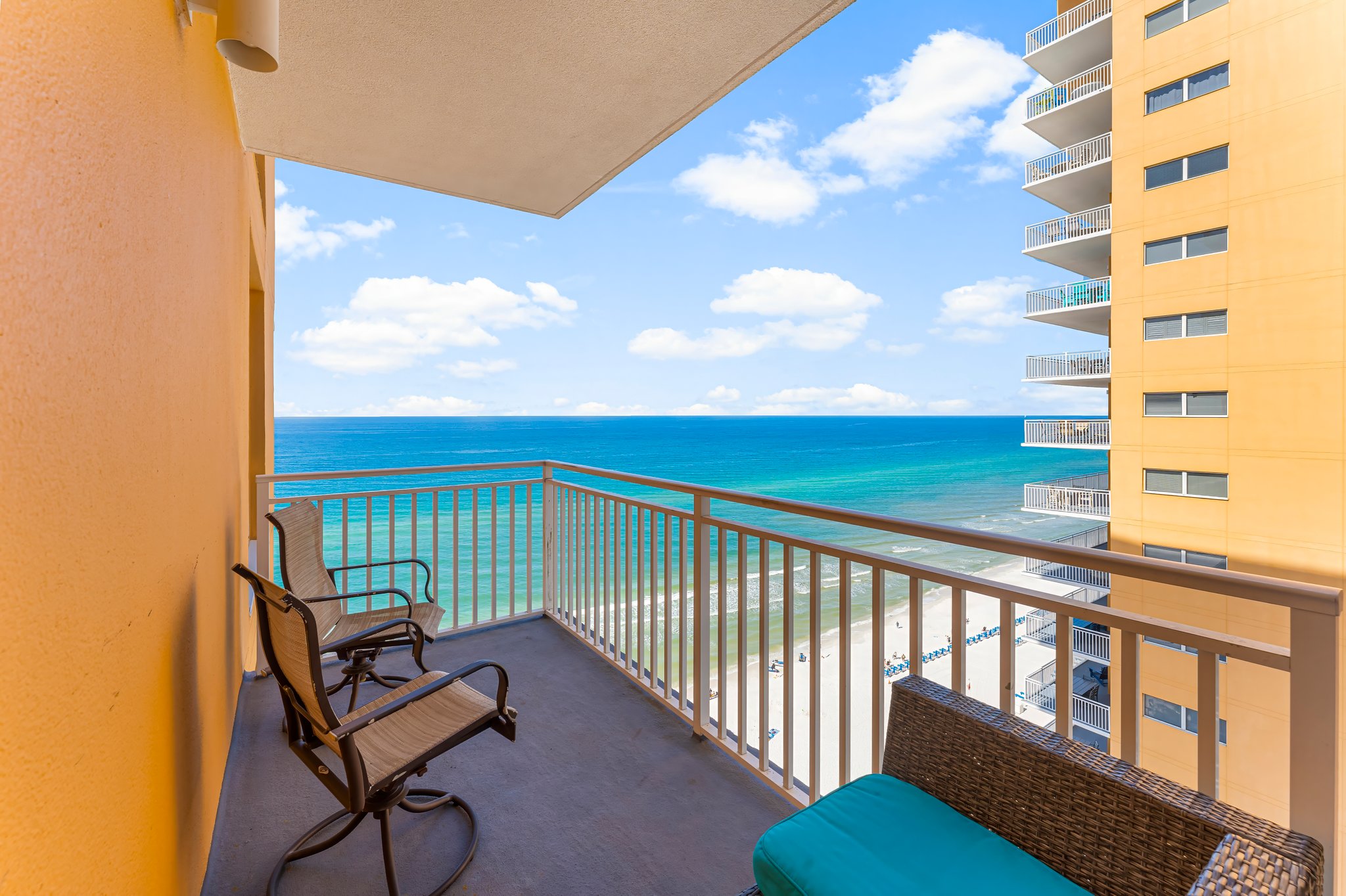 Gulf View Balconies in every Room