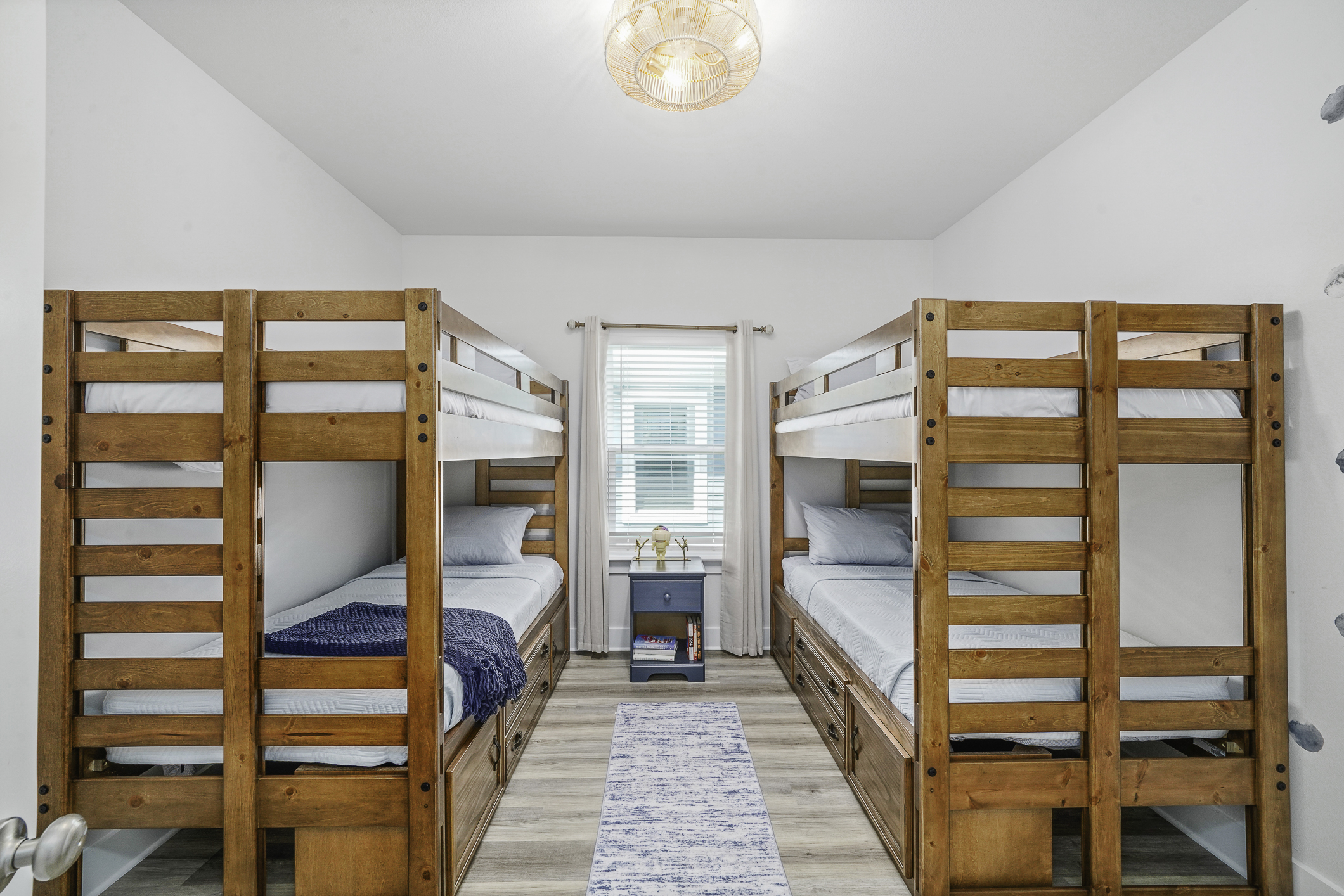 Bedroom 4: Bunk Room
A bright and practical bunk room designed for kids or extra guests to relax and sleep comfortably.