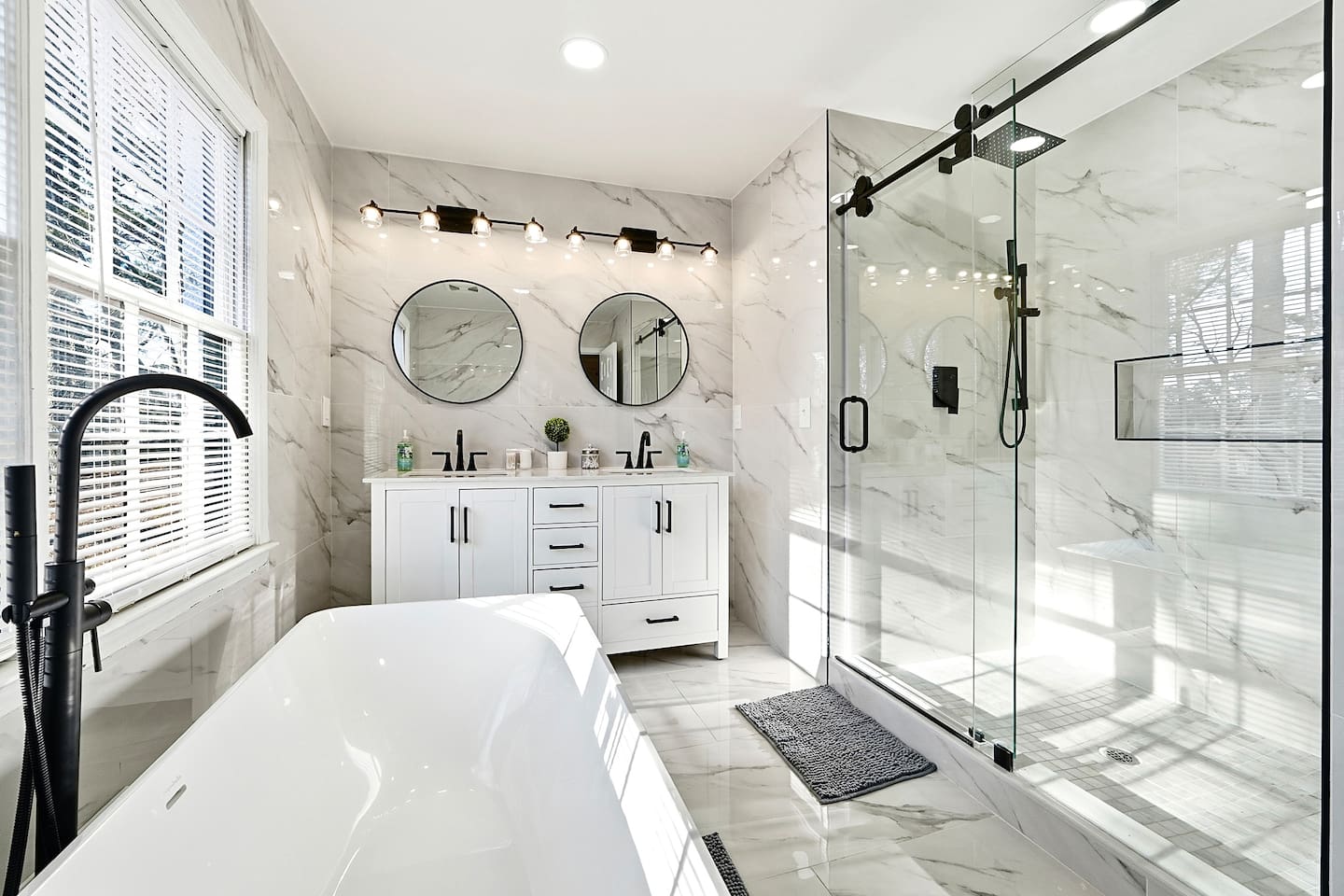 Private Luxurious ensuite bathroom for Bedroom #1.