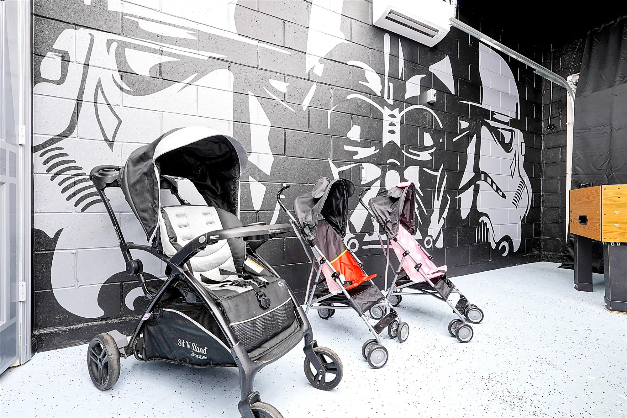 Mickey & Minnie Stroller plus sit and stand stroller