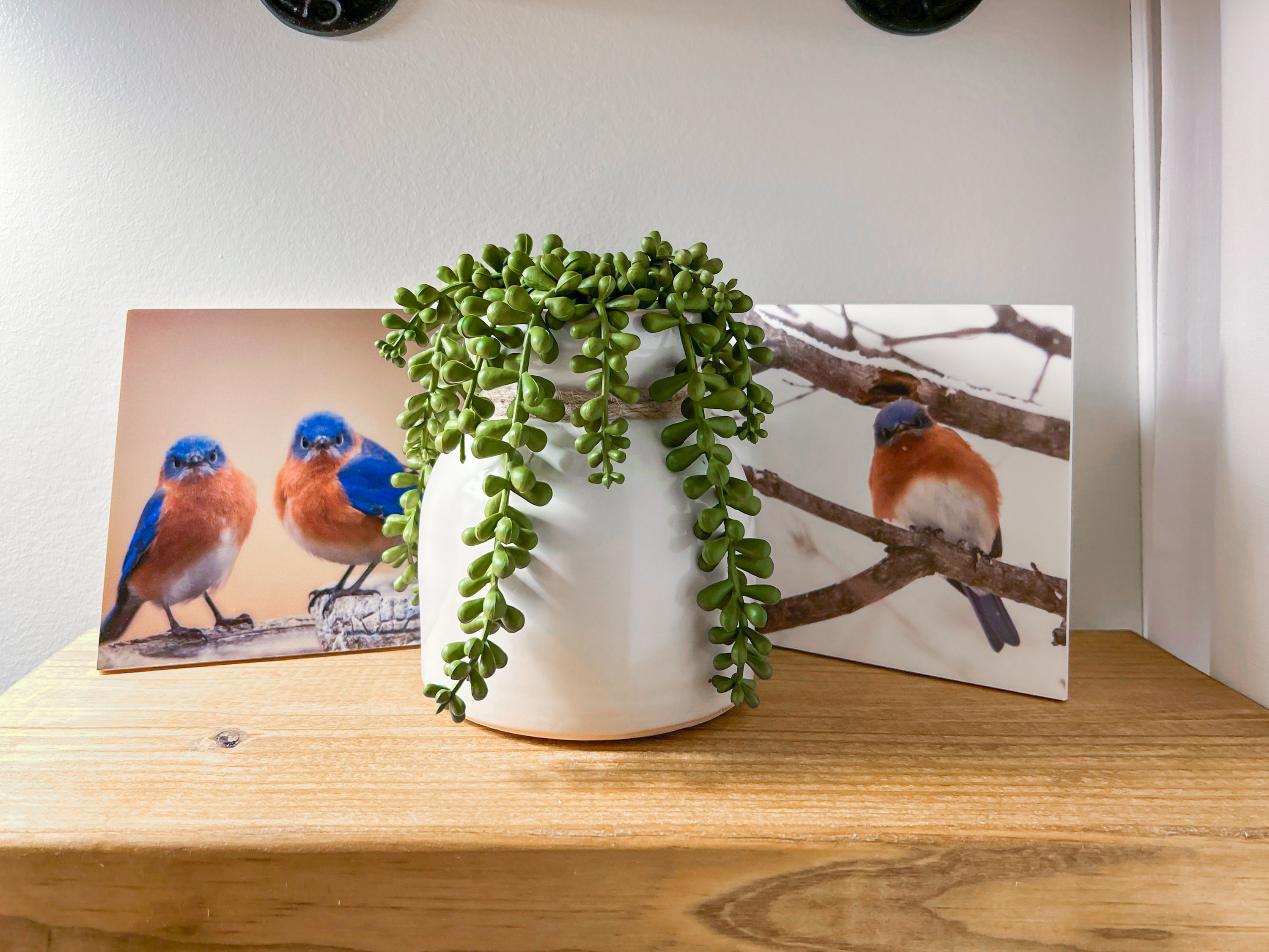 The cabin's charm is in the details.