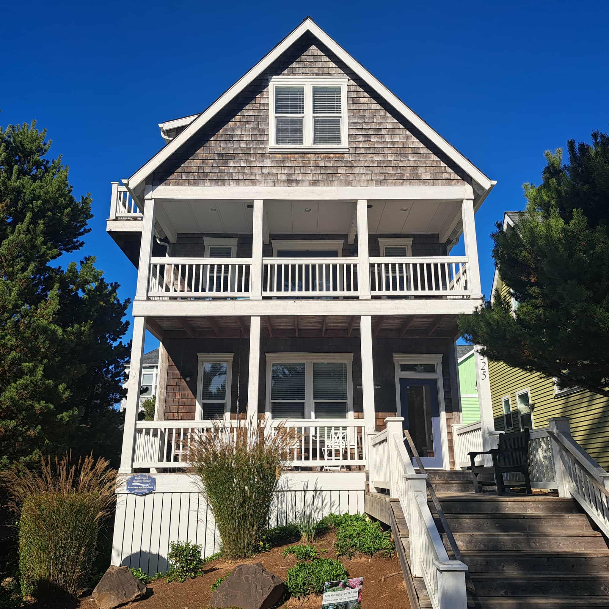 Experience four levels of comfort, entertainment, and coastal charm, perfect for your next family trip.