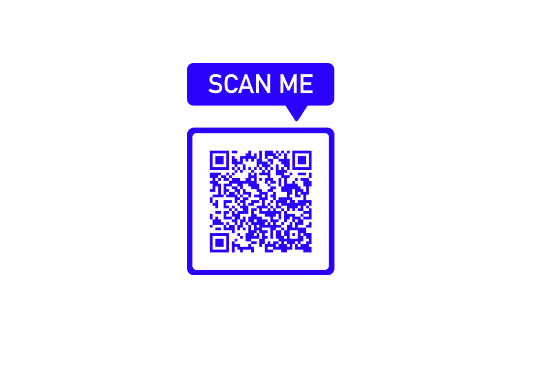 Scan this QR code to take a Video tour and 3D tour of the place!