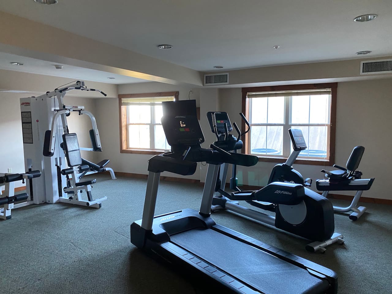 Fitness Center one floor up
