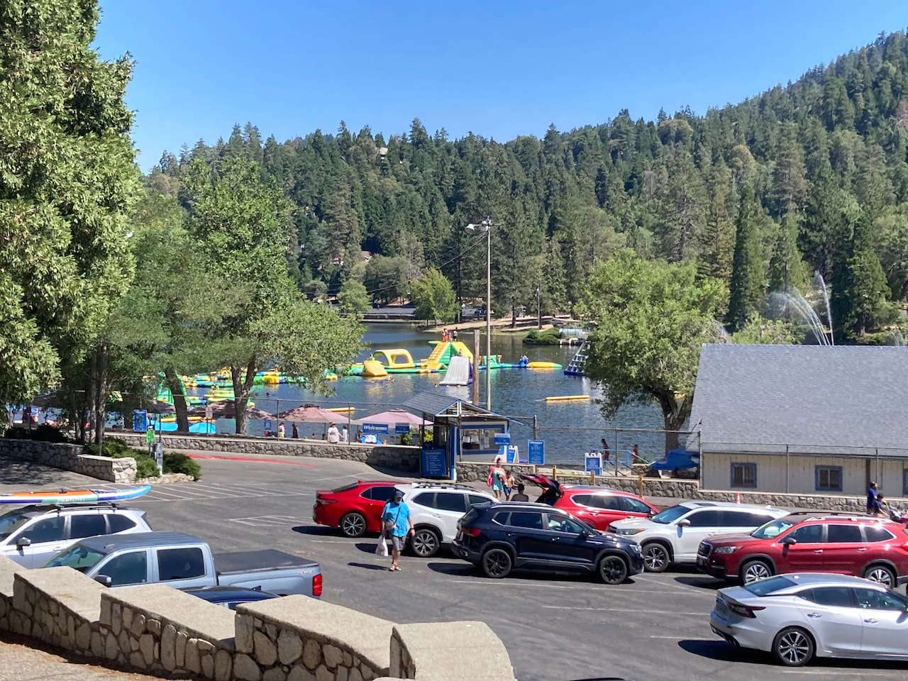 Water fun at Lake Gregory.