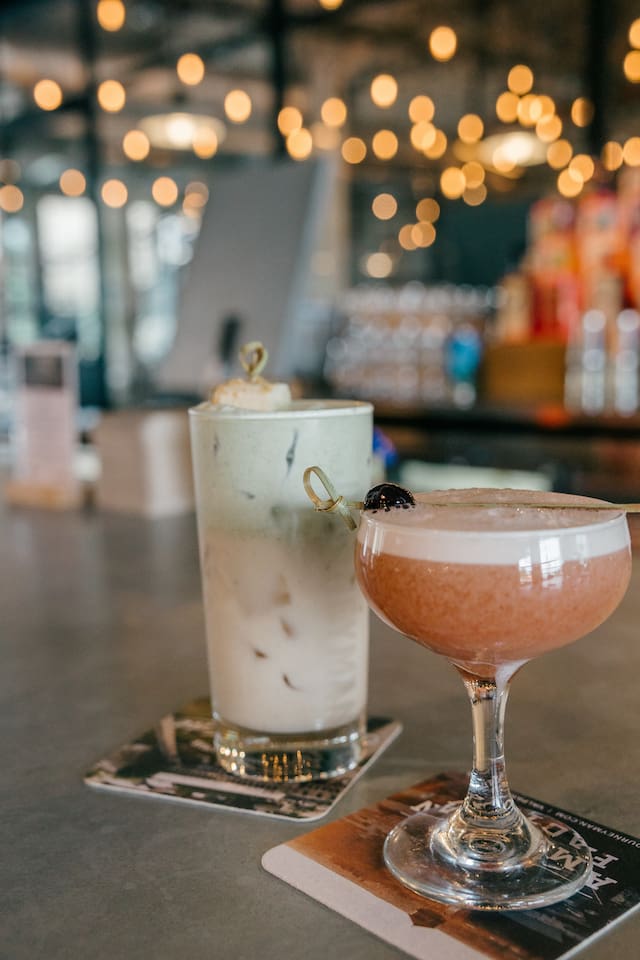 Journeyman Distillery has a unique drink menu that changes frequently, and souvenir bottles to take home from their large gift shop.