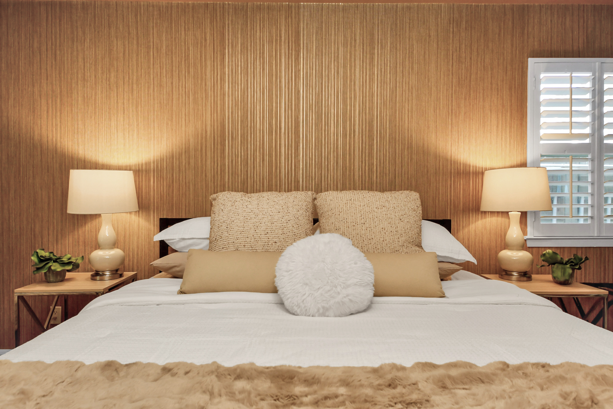Gorgeous primary suite designed with luxury and comfort in mind. 