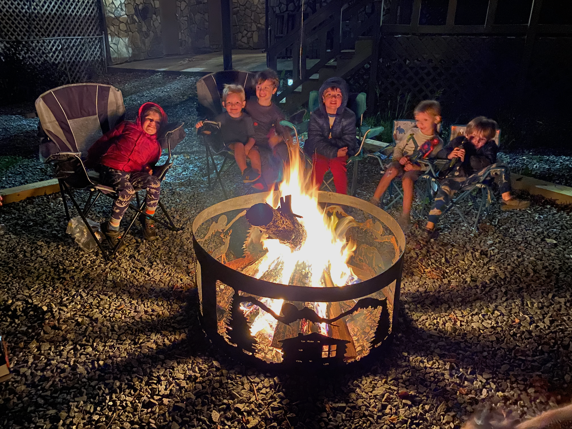 Kid's Retreat at the Firepit! :)