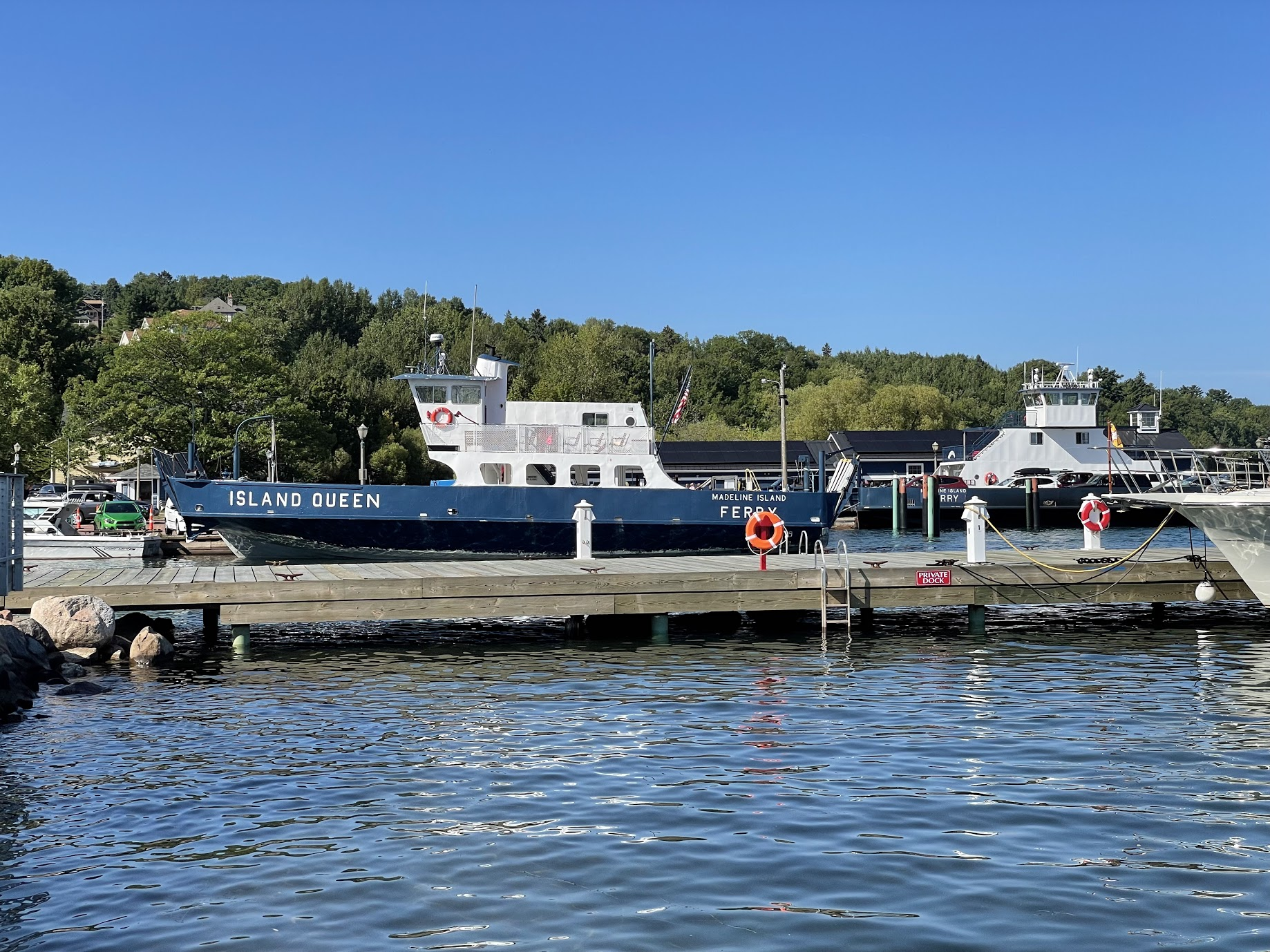 Madeline Island Ferry out of Bayfield town
