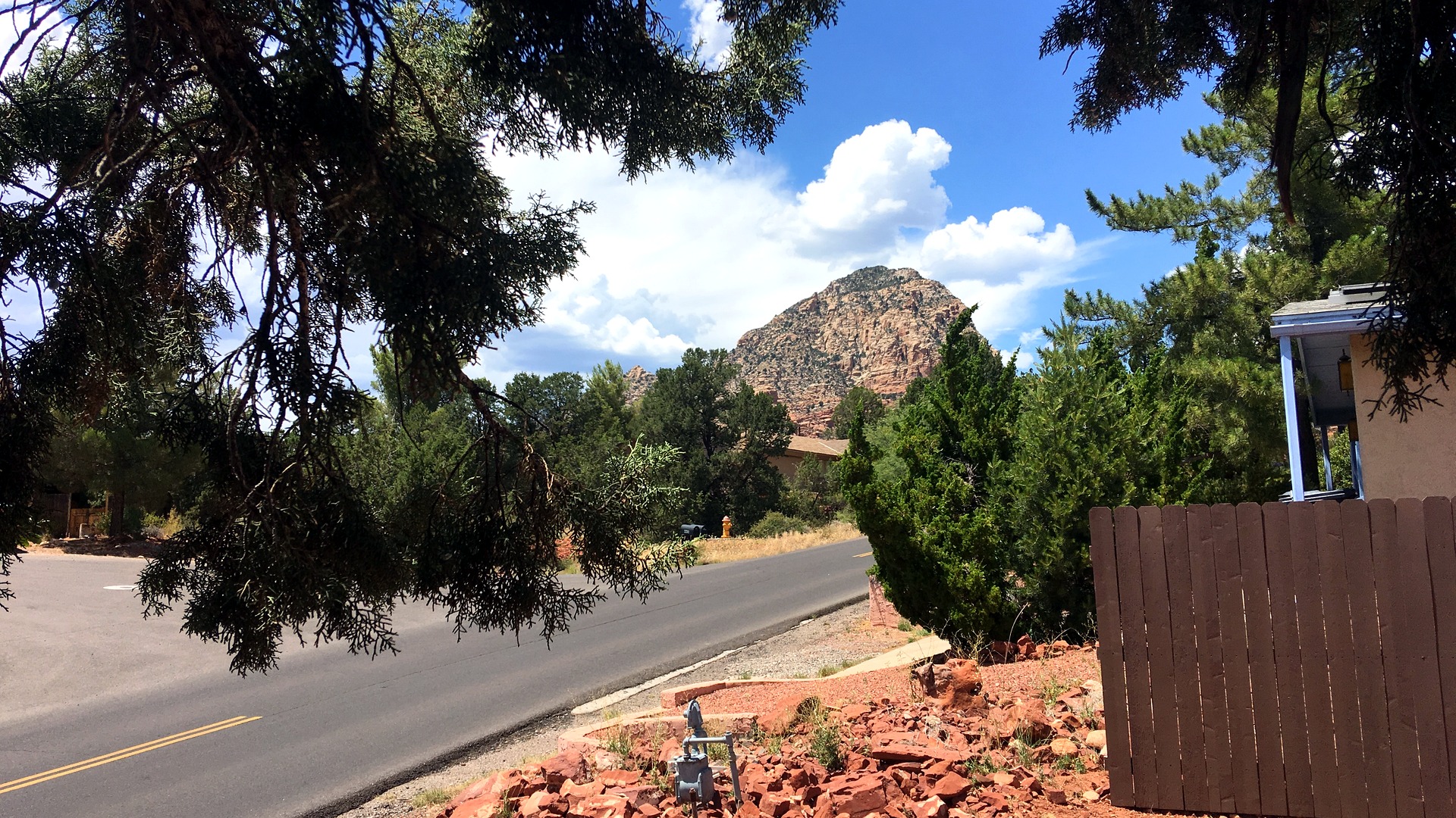 Thunder Mountain from Entry/drive way