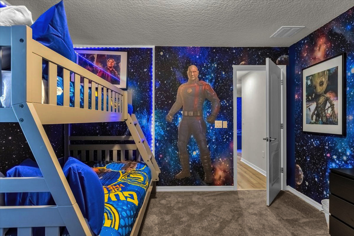 Bedroom #7-2nd Floor-Bunk Bed (Twin On Top-Double On Bottom)