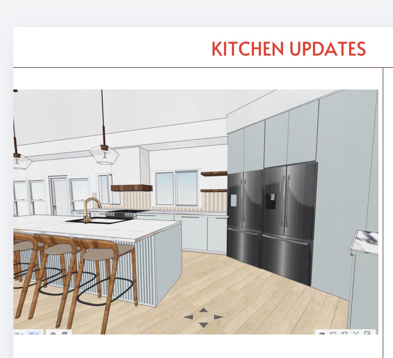 Kitchen rendering