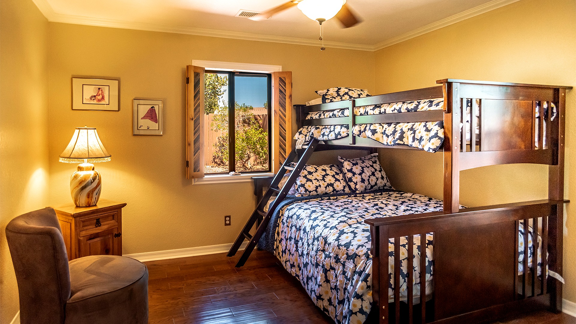 Bunk Beds (full/queen sleeps adults)