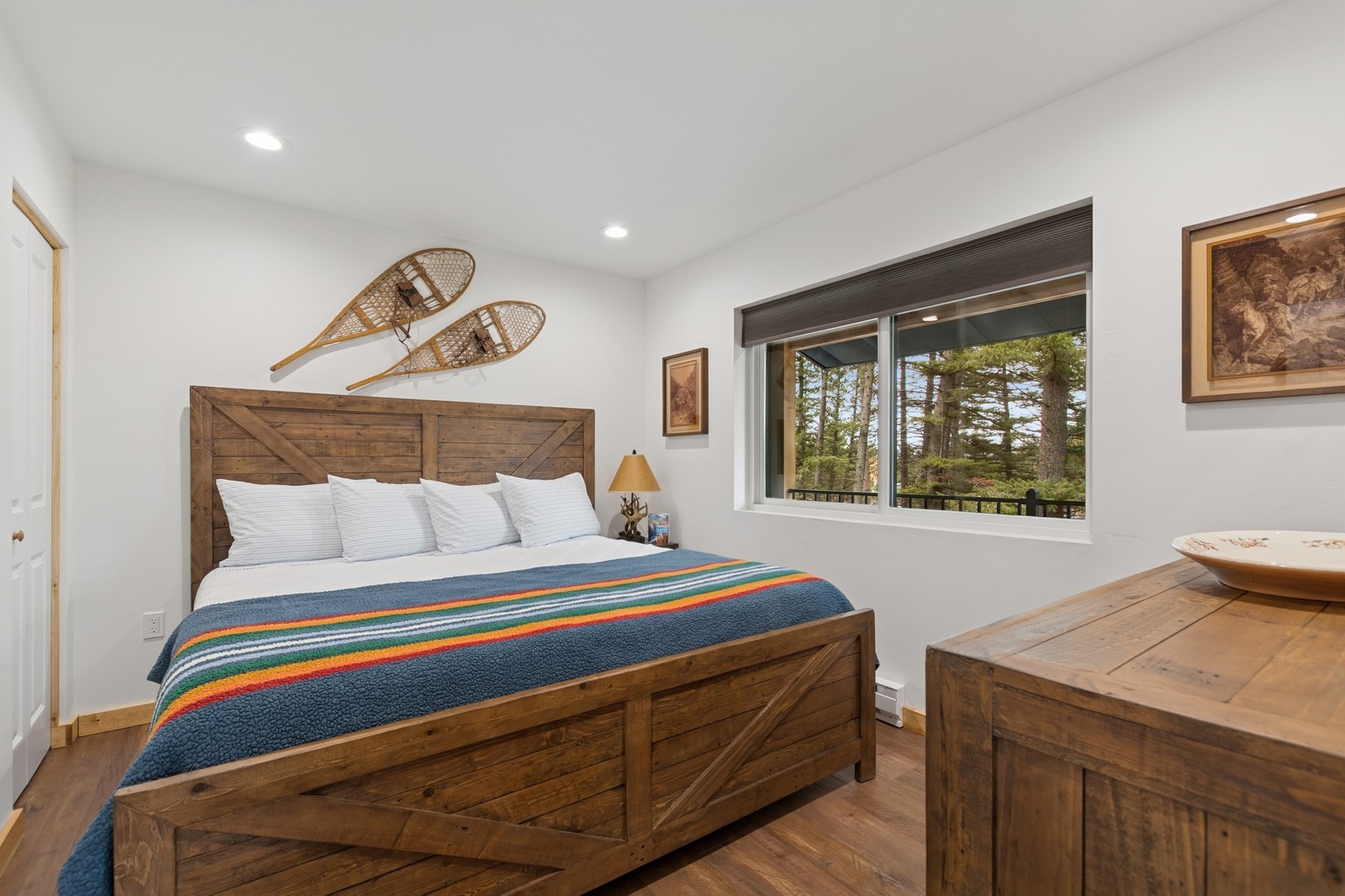 Master Bedroom of Chug A Lug Springs Glacier National Park Montana