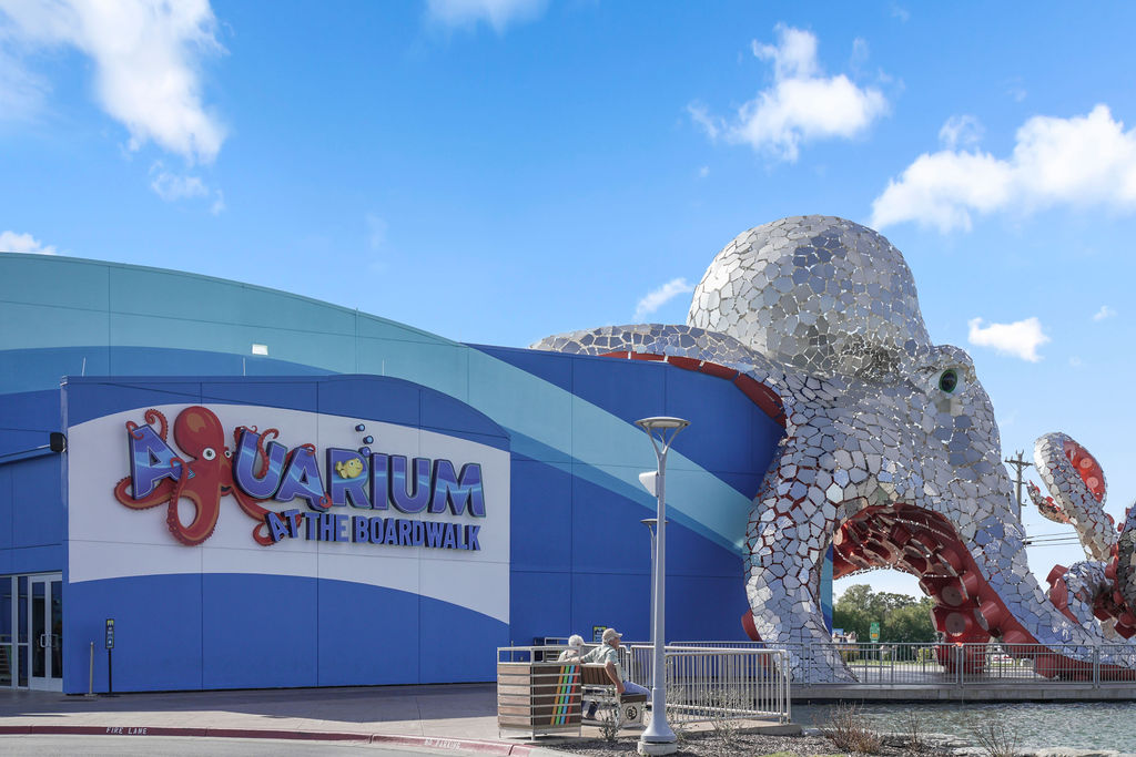 Aquarium at the boardwalk 