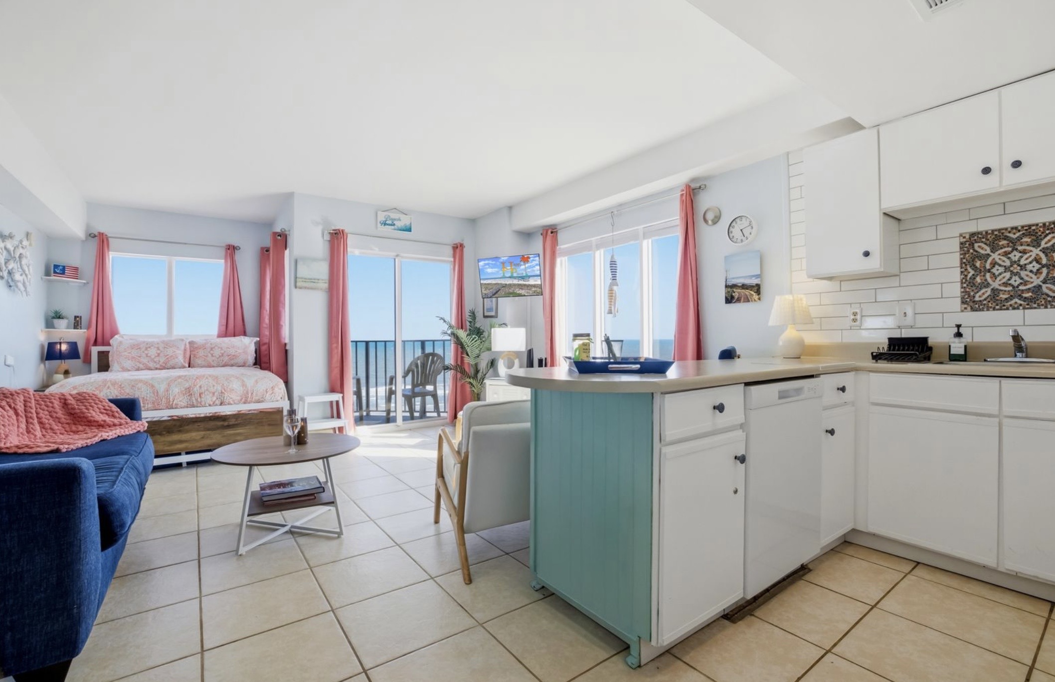 An open, airy layout where the kitchen and living space flow together — relaxed, comfortable, and styled for easy, elevated coastal living. ⭐