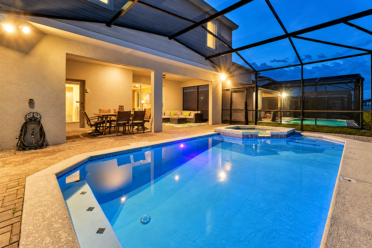 After spending time at the pool, you will appreciate not having to walk halfway through a hotel in your wet bathing suit.