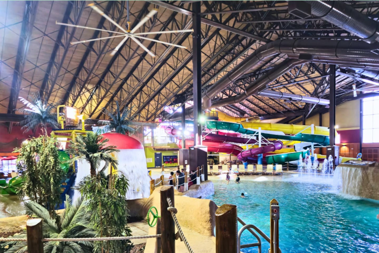 Kahuna Laguna is an indoor waterpark that is located only 13 minutes away from the house!