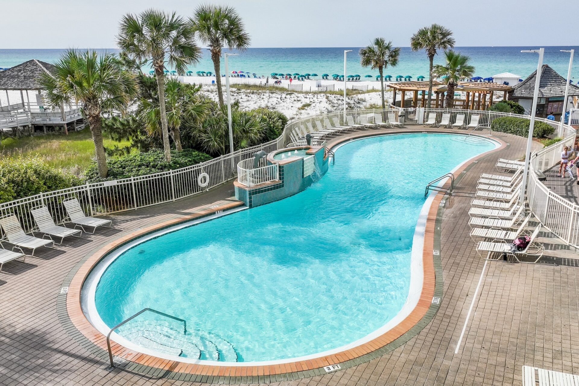 Dolphin pool Pelican Beach Resort Destin FL