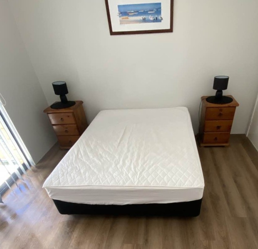 Main Bedroom Upstairs with Private Balcony & Built-in robe