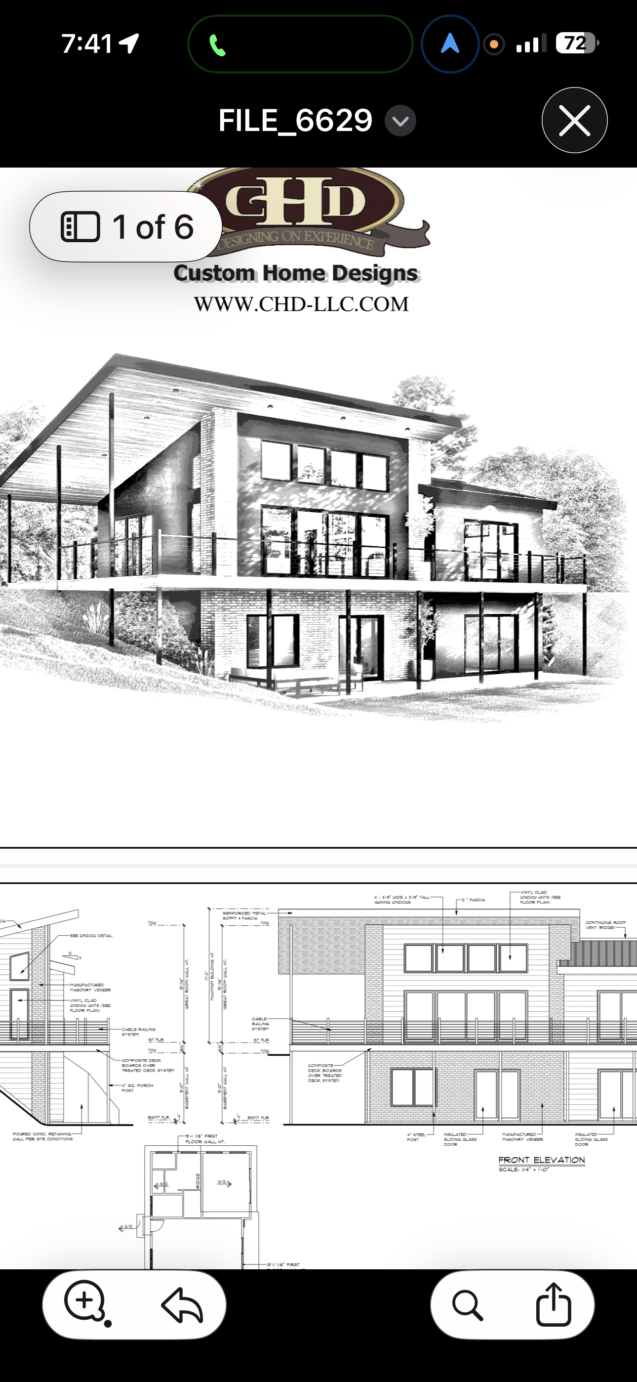 Main house, pool, hot tub and fire pit will be out front with water view.