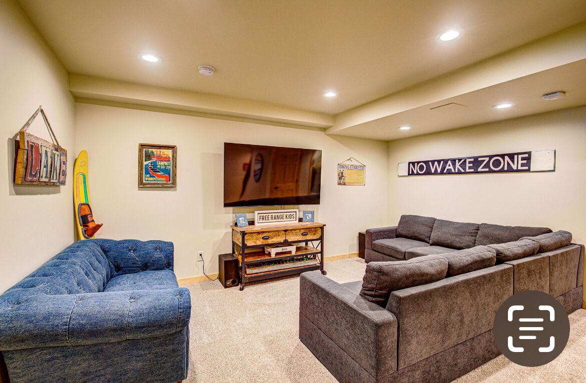 Lower level rec room