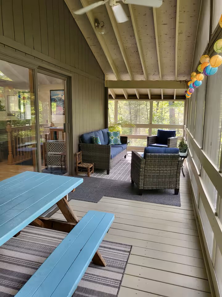 Whether you are having a picnic or relaxing this space with be one of your favorites