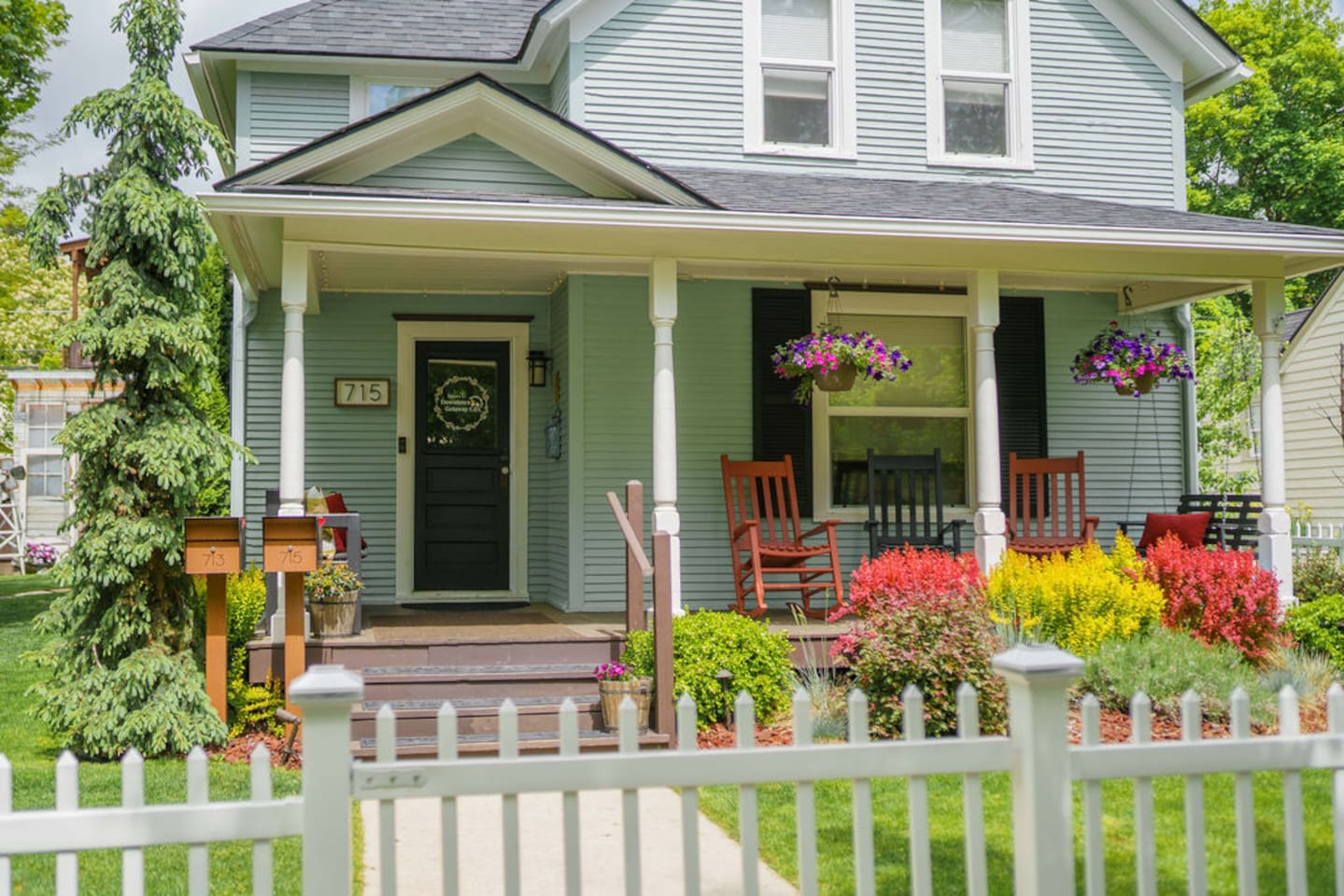Front door logo = you've arrived.
