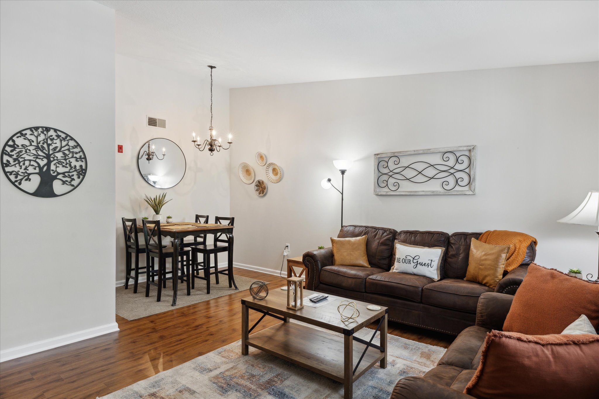 Living Room with sleeper sofa