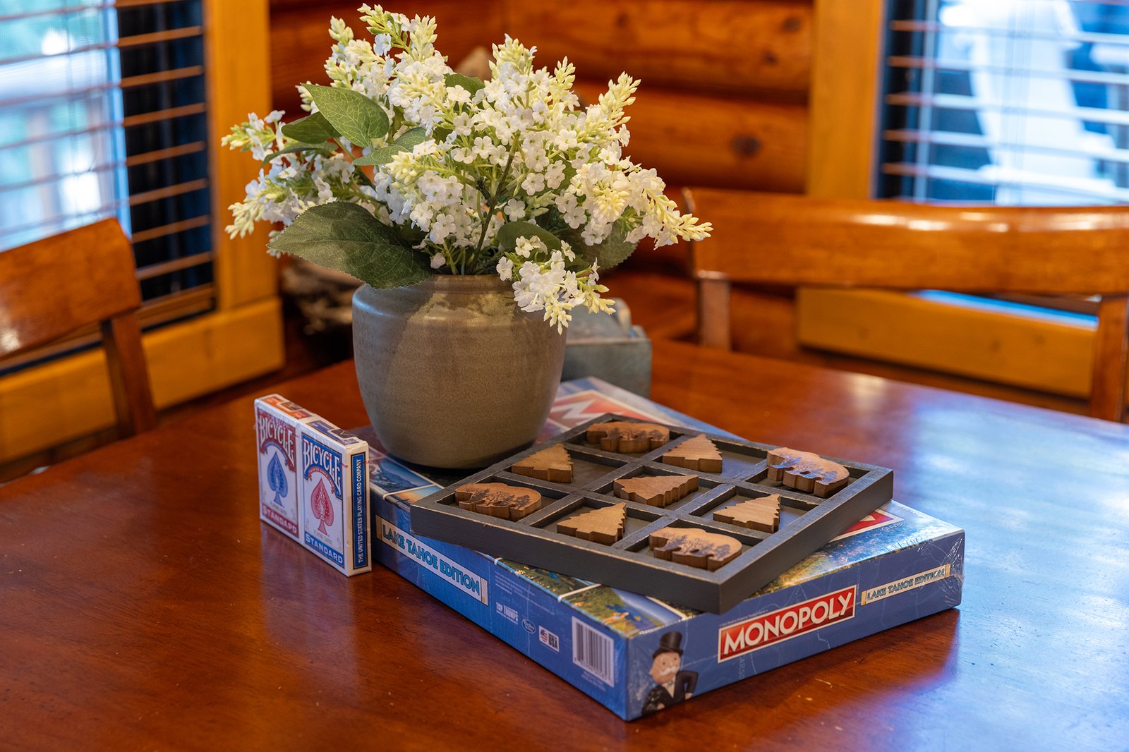 Set up the board and pour a drink — the table where game night runs long and nobody checks the time.