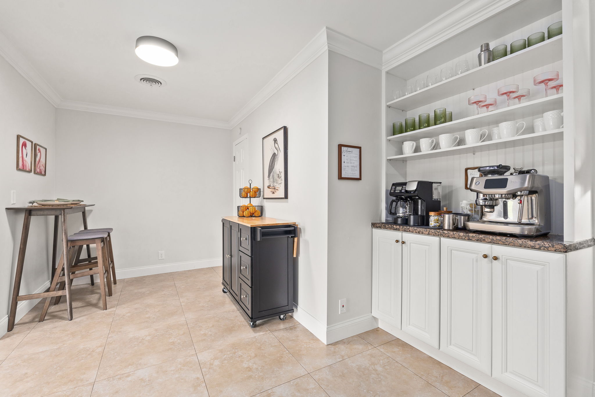 Kitchen Cart And Coffee Bar