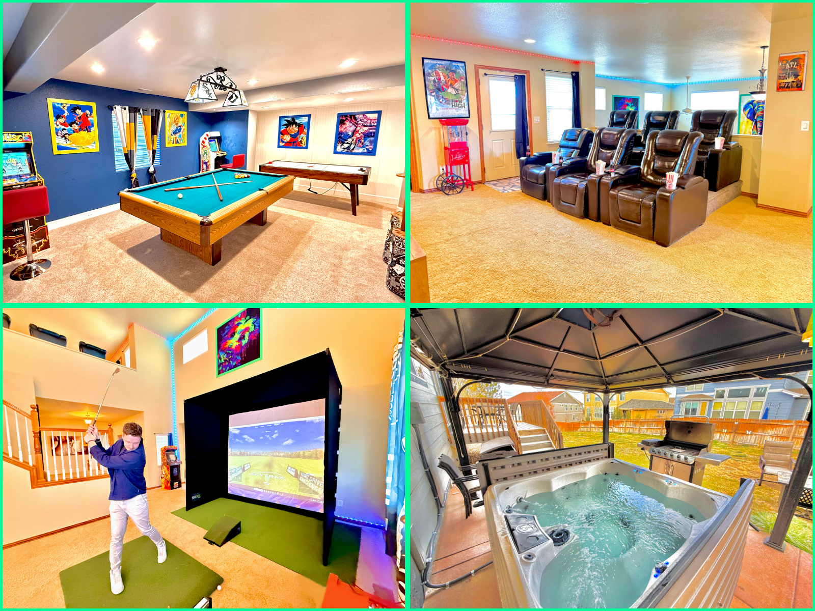 Luxurious Hot Tub And Golf Simulator - Exquisite Entertainment Retreat - Thornton, CO