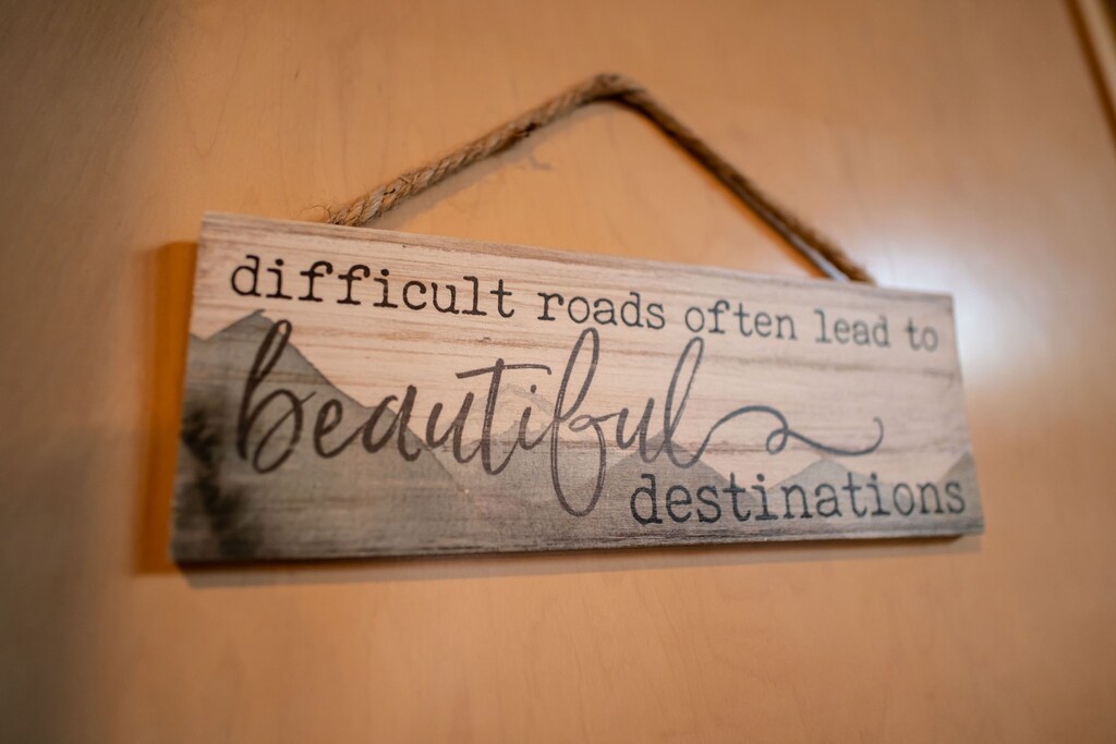 The views are worth the long winding driveway!