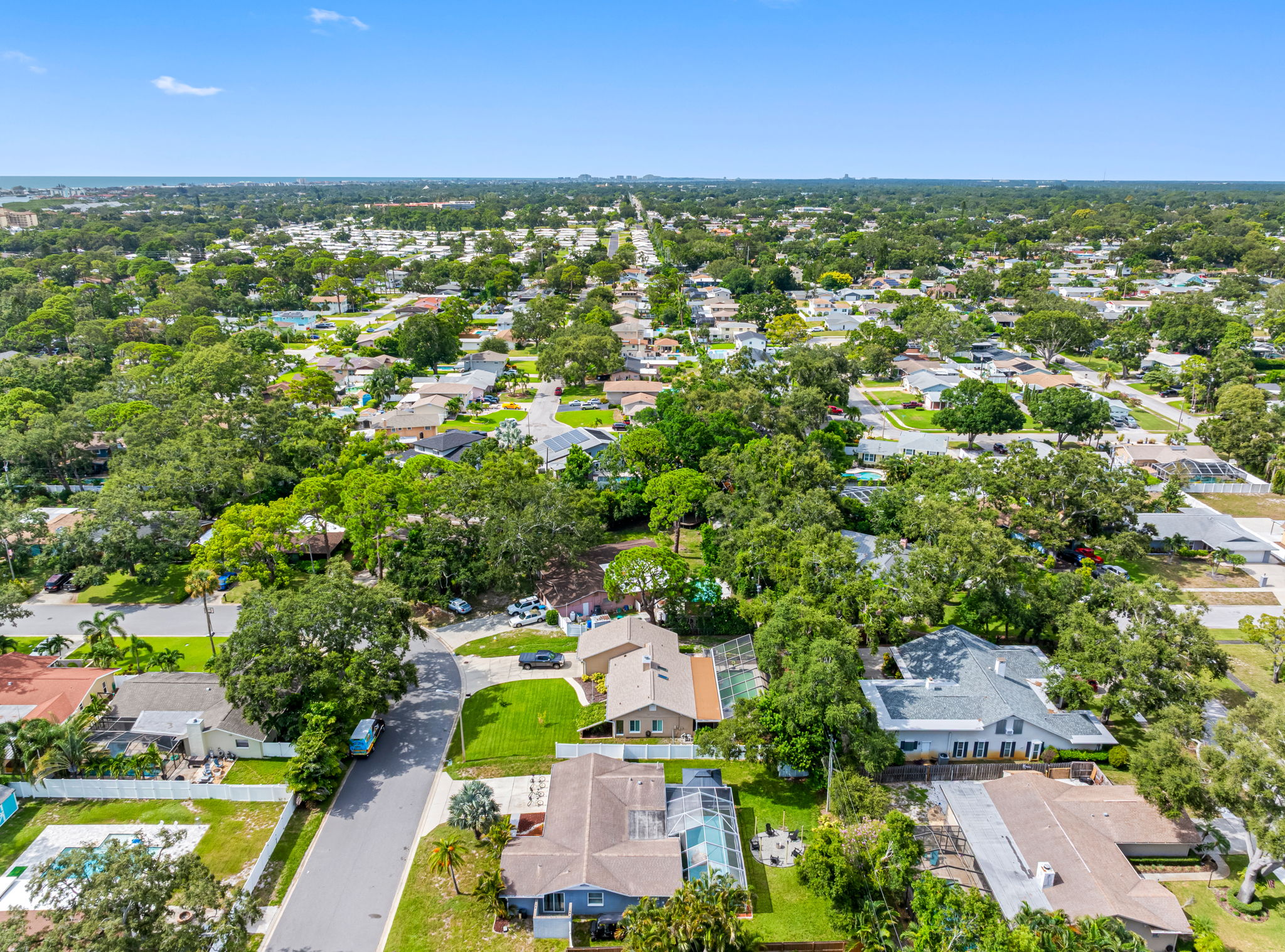Aerial View of the Neighborhood
