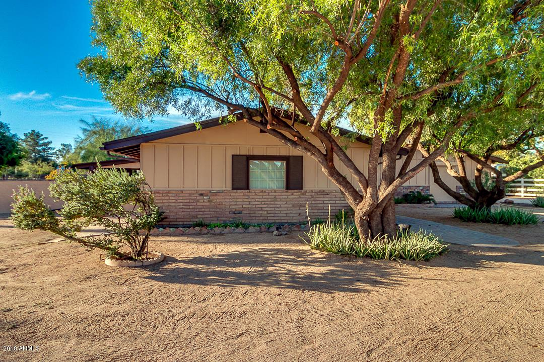 Large front yard