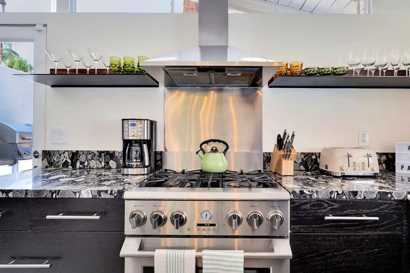 Open kitchen with everything one could need